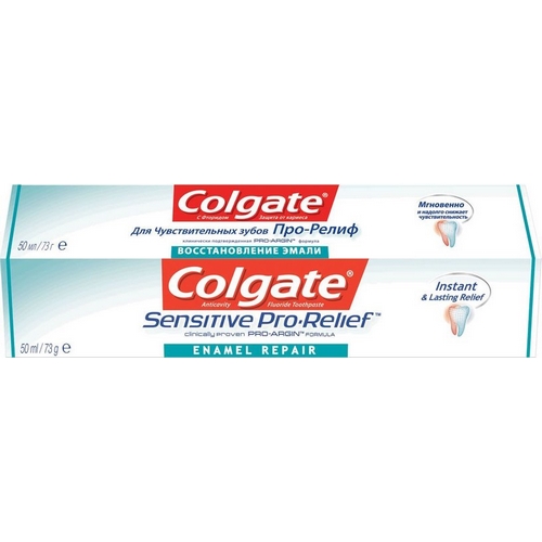 COLGATE sens pro-relief восстановление эмали зубная паста