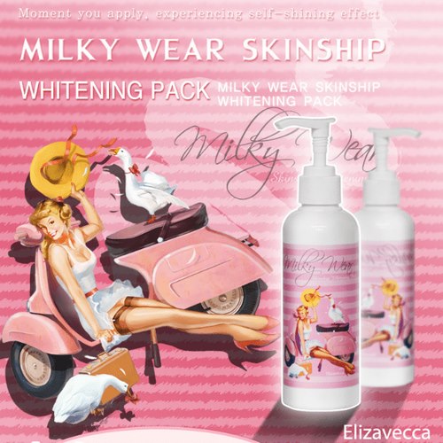 ЕЛЗ Milky Wear Маска для лица осветляющая Milky Wear Skinship whitening pack 200мл