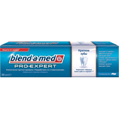 BLEND-A-MED proexpert  крепкие зубы тонизирующая мята зубная паста