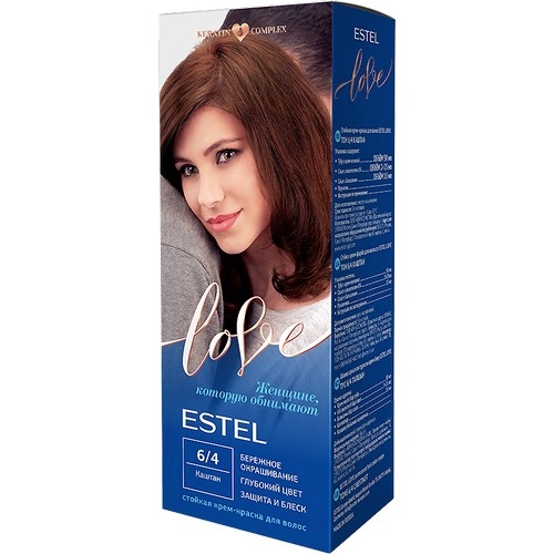 ESTEL  Краска для волос  стойкая Estel Love  6/4  Каштан