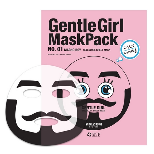 SNP Gentle Girl Macho Boy Soothing Mask Успокаивающая маска