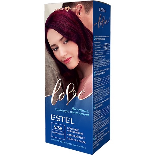 ESTEL  Краска для волос  стойкая Estel Love  5/56  Бургундский