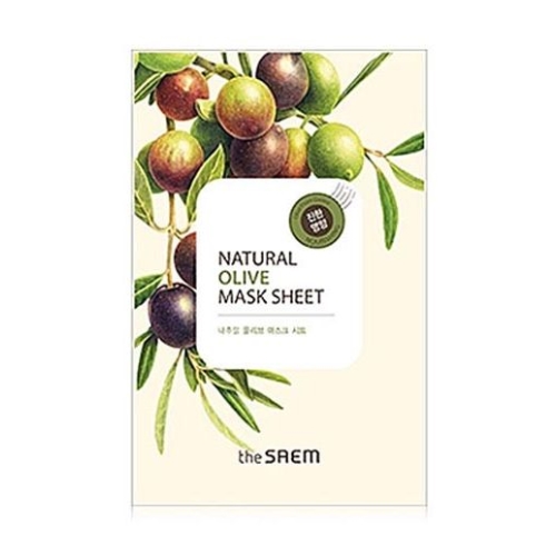 СМ Маска тканевая с экстрактом оливы Natural Olive Mask Sheet 21мл