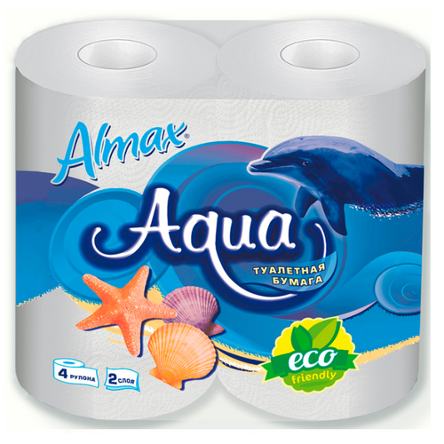 ALMAX eco aqua туалетная бумага