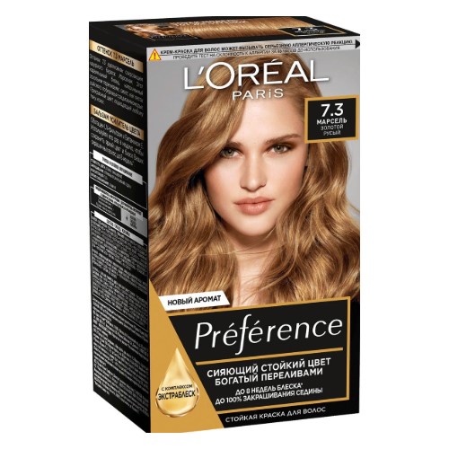 L'Oreal Preference - 7.3 Флорида, Золотой Русый краска для волос 