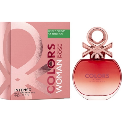 Benetton Парфюмерная вода Colors Woman Rose Intenso, 50 мл 