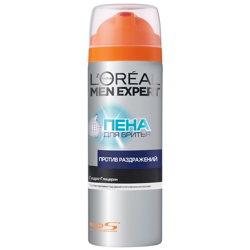 L'Oreal Men Expert Пена для бритья против раздражений, 200 мл