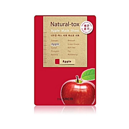 СМ Маска тканевая  яблочная New_Natural-tox Apple Mask Sheet 20гр