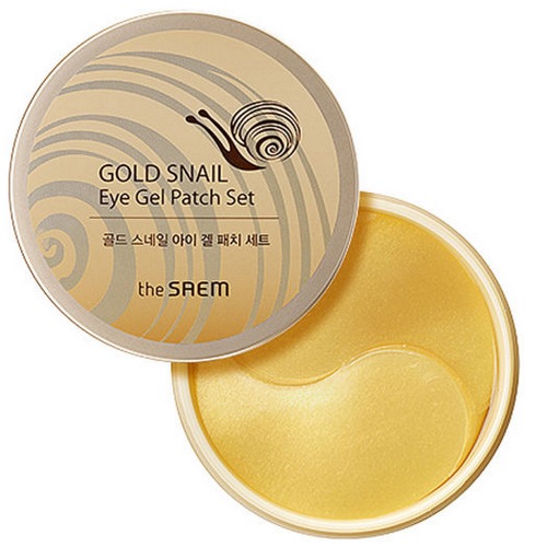 СМ Snail Набор патчей с экстрактом муцина улитки для век 60шт  Gold Snail Eye Gel Patch Set 60шт
