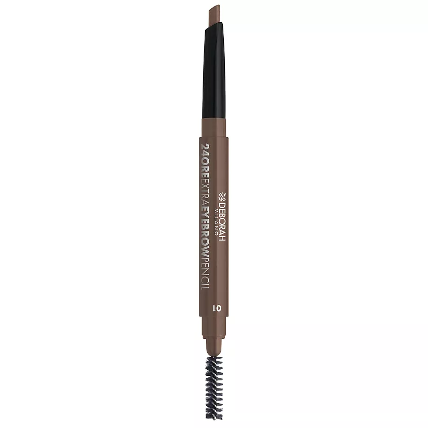 DEBORAH MILANO Карандаш-стайлер для бровей стойкий 24ORE EXTRA EYEBROW PENCIL