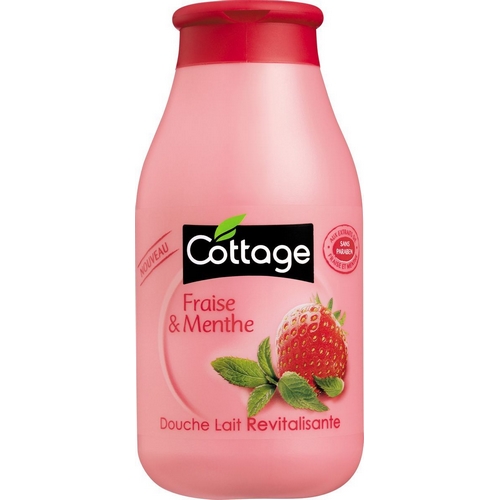 COTTAGE клубника и мята гель для душа 250 мл