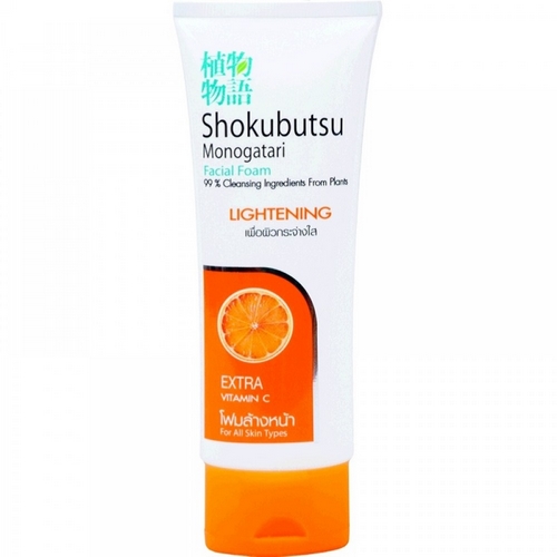 Пенка для лица Shokubutsu-Skin Lightening (апельсин) /100g