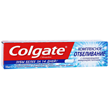 COLGATE комплексное отбеливание зубная паста