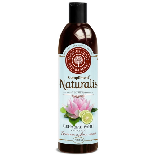 Compliment Naturalis пена для ванн Антистресс (Бергамот и цветы лотоса) 500 мл