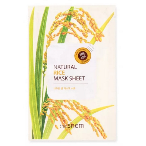 СМ Маска тканевая с экстрактом риса (NEW)Natural Rice Mask Sheet 21мл