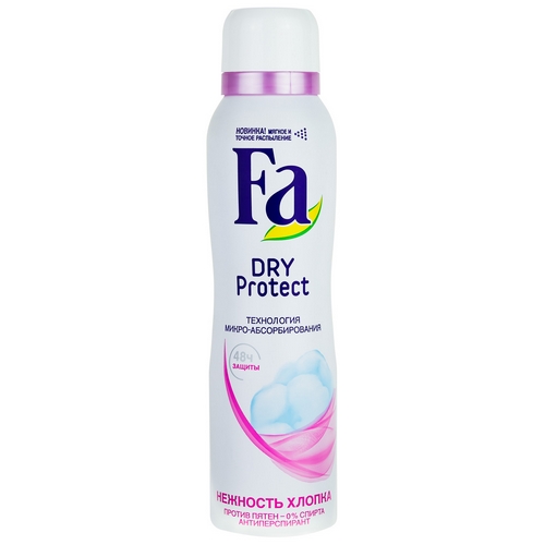 FA Дезодорант-аэрозоль Dry Protect Прикосновение Льна, 150 мл 