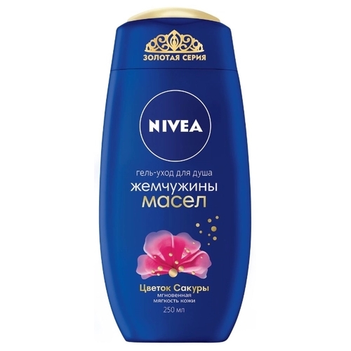 Гель-уход для душа Nivea Жемчужины масел Цветок Сакуры
