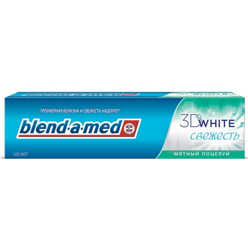 BLEND-A-MED 3d white свежесть мятный поцелуй зубная паста