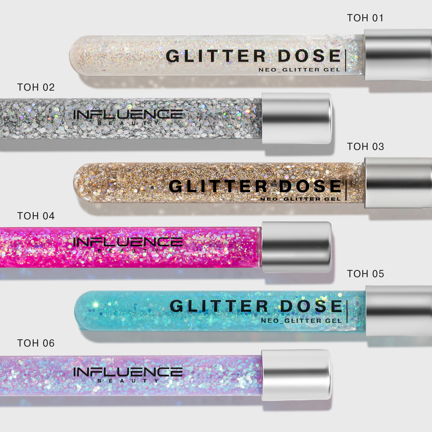 Influence Beauty Глиттер на гелевой основе GLITTER DOSE