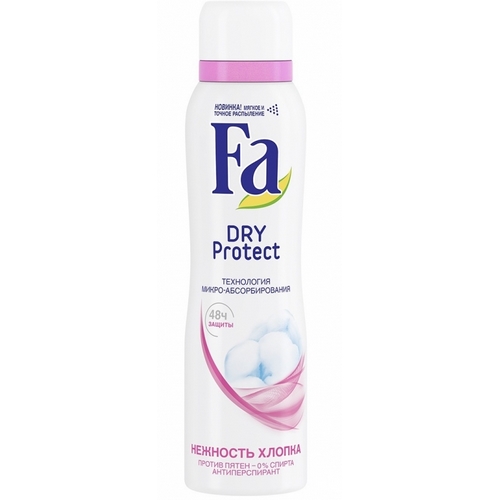FA Дезодорант-аэрозоль Dry Protect Нежность Хлопка