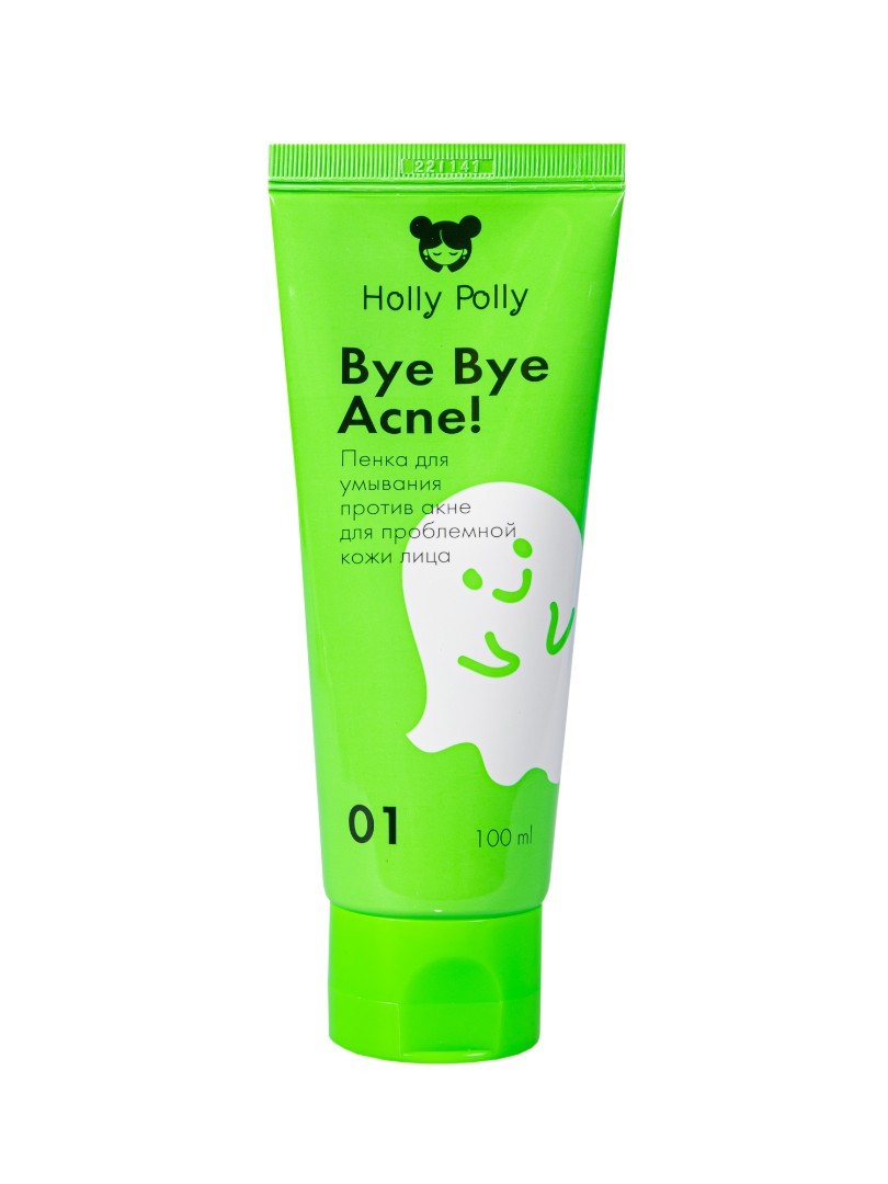 Holly Polly Пенка для умывания против акне для проблемной кожи Bye Bye Acne!