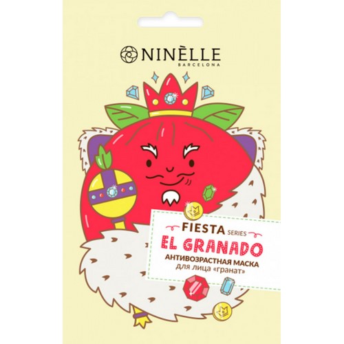 Ninelle Маска Fiesta антивозрастная для лица Гранат