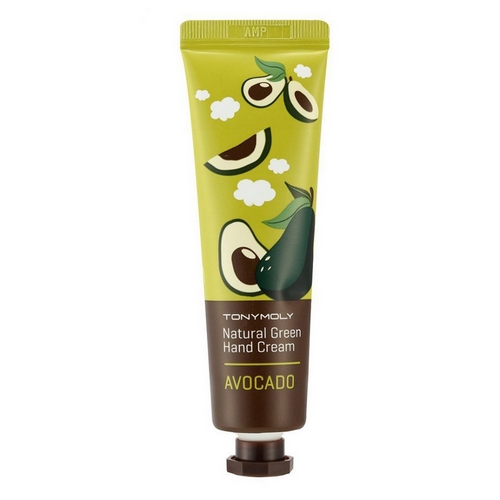 Tony Moly Natural Green Hand Cream - Avocado Крем для рук 30 мл																											