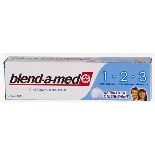 BLEND-A-MED 3-ий эффект деликатное отбеливание зубная паста