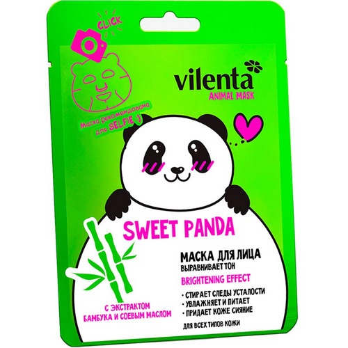 Vilenta Animal mask маска для лица SWEET PANDA