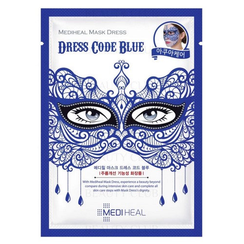 МДХ Dress Маска тканевая для лица Mask Dress Code_Blue 27мл