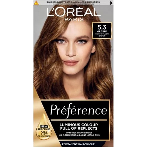 L'Oreal Preference - 5.3 Монако, Золотой Светло-Каштановый Краска для волос 