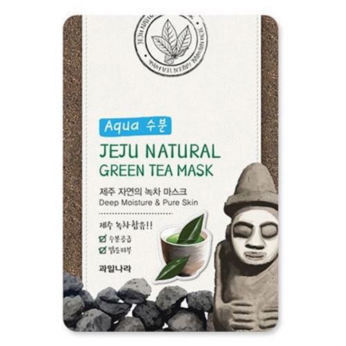 ВЛК Jeju Маска для лица успокаивающая Jeju Nature's Green Tea Mask 20ml
