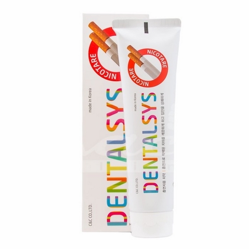 DENTALSYS никотар (для курильщиков) зубная паста 