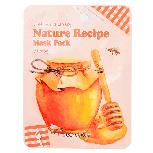 СК Маска тканевая медовая Nature Recipe Mask Pack_Honey 20гр