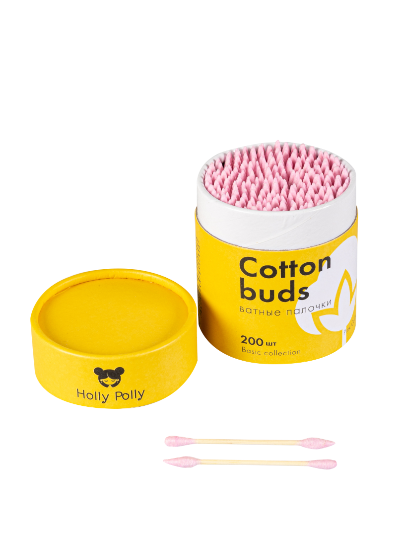 Holly Polly Бамбуковые ватные палочки Cotton buds