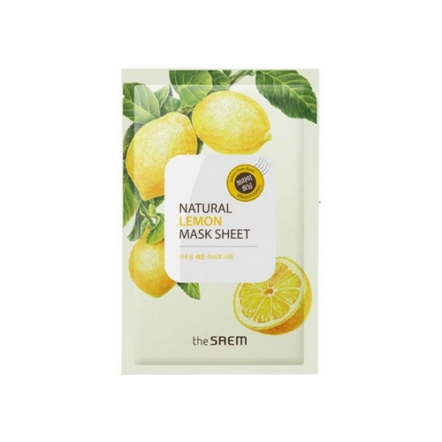 СМ Маска тканевая с экстрактом лимона Natural Lemon Mask Sheet 21мл
