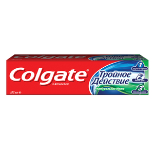 COLGATE тройное действие зубная паста