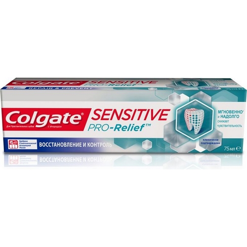 COLGATE sens pro-relief восстановление и контрноль зубная паста