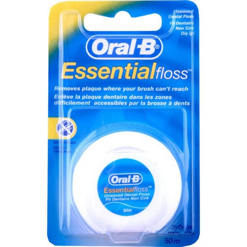 ORAL_B essential floss невощенная  зубная нить