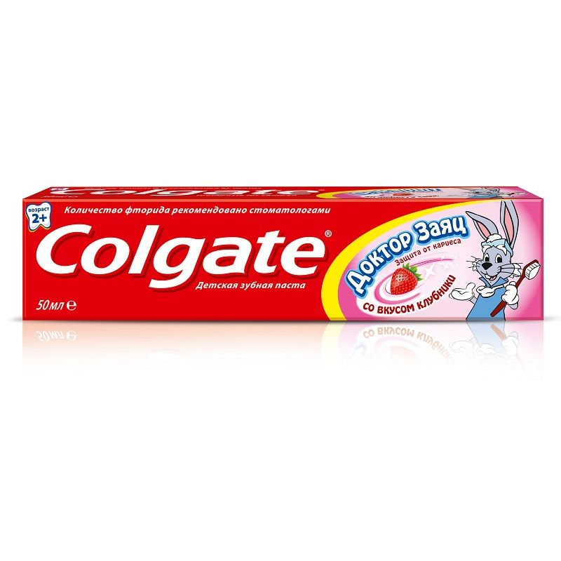 COLGATE доктор заяц клубника зубная паста