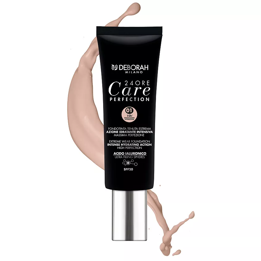 DEBORAH Тональный крем-уход 24ORE CARE PERFECTION EXTREME WEAR FOUNDATIONDEBORAH Тональный крем-уход 24ORE CARE PERFECTION EXTREME WEAR FOUNDATION