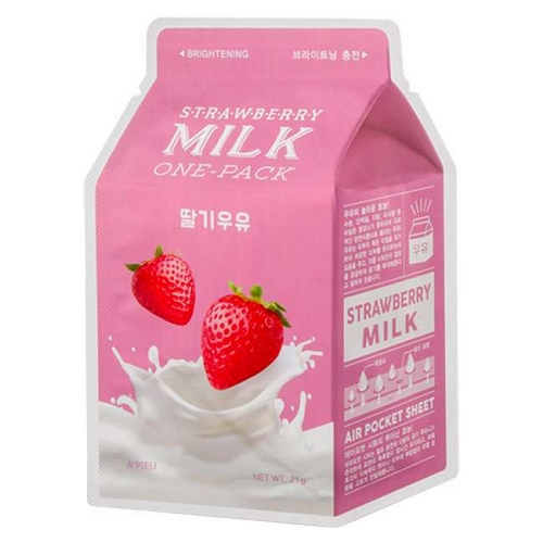 АП Маска для лица тканевая A'PIEU Strawberry Milk One-Pack