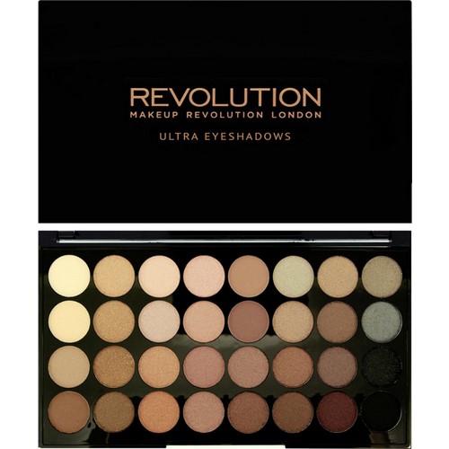 MAKEUP REVOLUTION Ultra 32 Shade Eyeshadow Palette Beyond Flawless палетка теней (16 г)