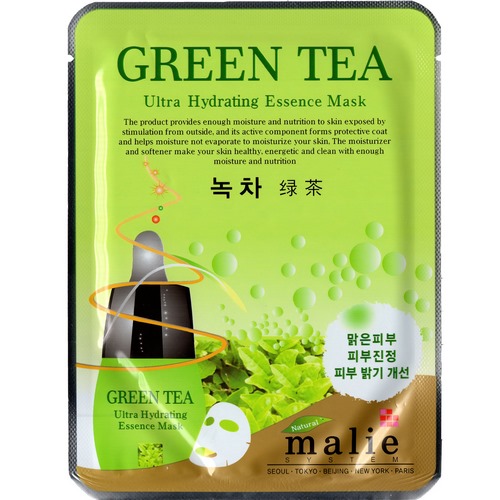 Маска для лица с экстрактом зеленого чая, 25 г