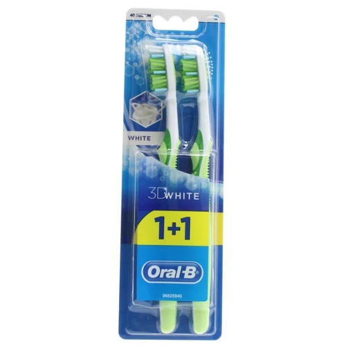 ORAL_B 3d white отбеливание 40 средняя зубные щетки
