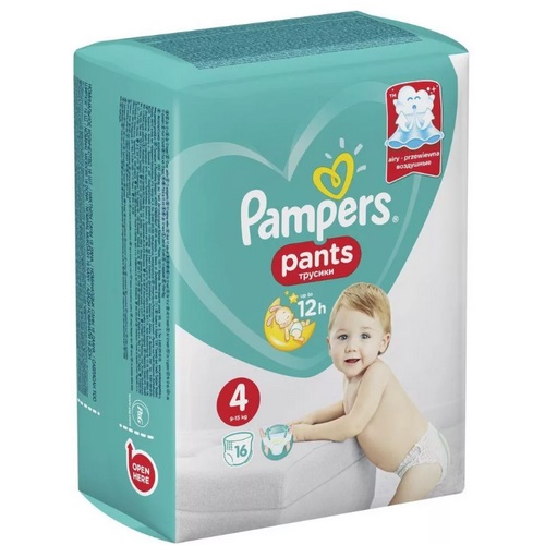 PAMPERS - трусики  Pants Max  16 (9-14 кг) № 4