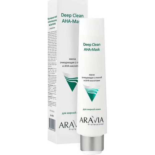 ARAVIA Professional Маска для лица очищающая с глиной и AHA-кислотами для лица 100 мл