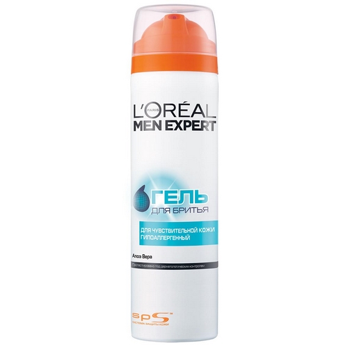 L'Oreal Men Expert Гель для бритья для чувствительной кожи, 200 мл