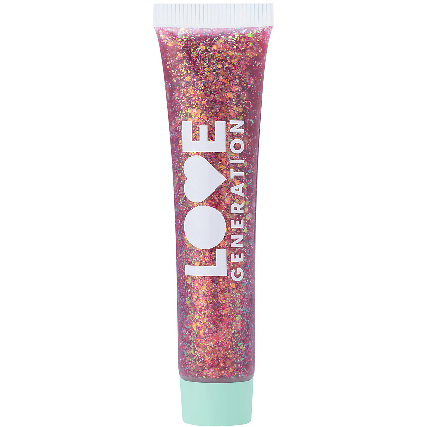 LOVE GENERATION Глиттер-гель для лица We love glitter