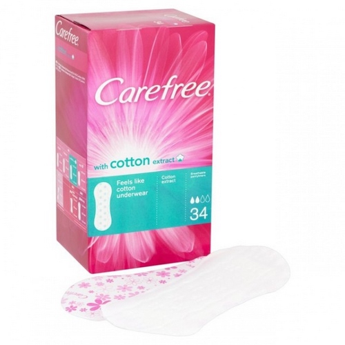 CAREFREE  with cotton extract салфетки